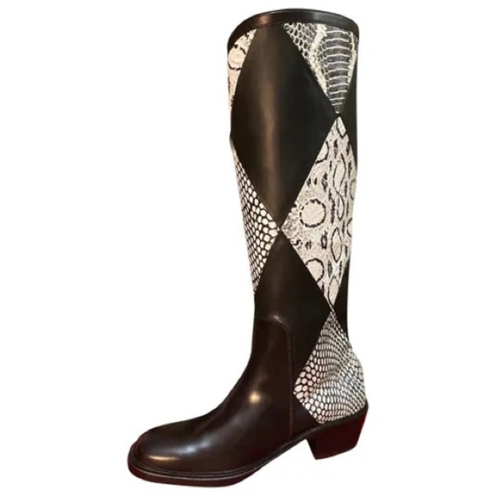 Ferragamo “Aiurno” Exotic Reptile Boots
